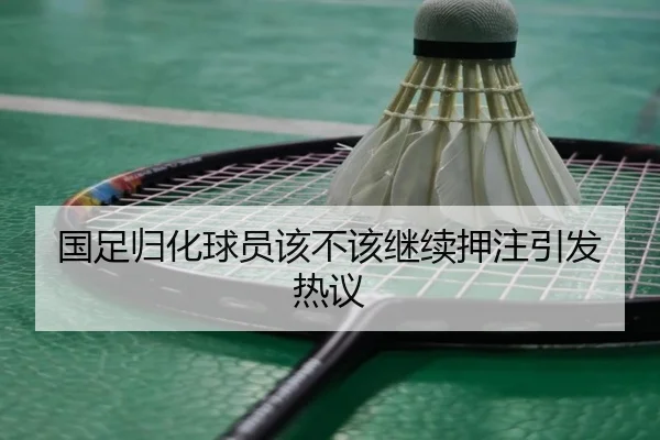 国足归化球员该不该继续押注引发热议